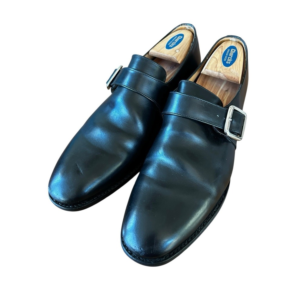Church's Westbury Custom Grade Monk Strap Shoe Black UK‎ 10 D?